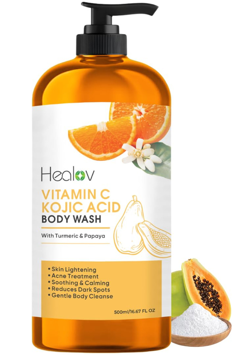 Kojic Acid Soap for Hyperpigmentation – Kojic Papaya Skin Brightening Body Wash