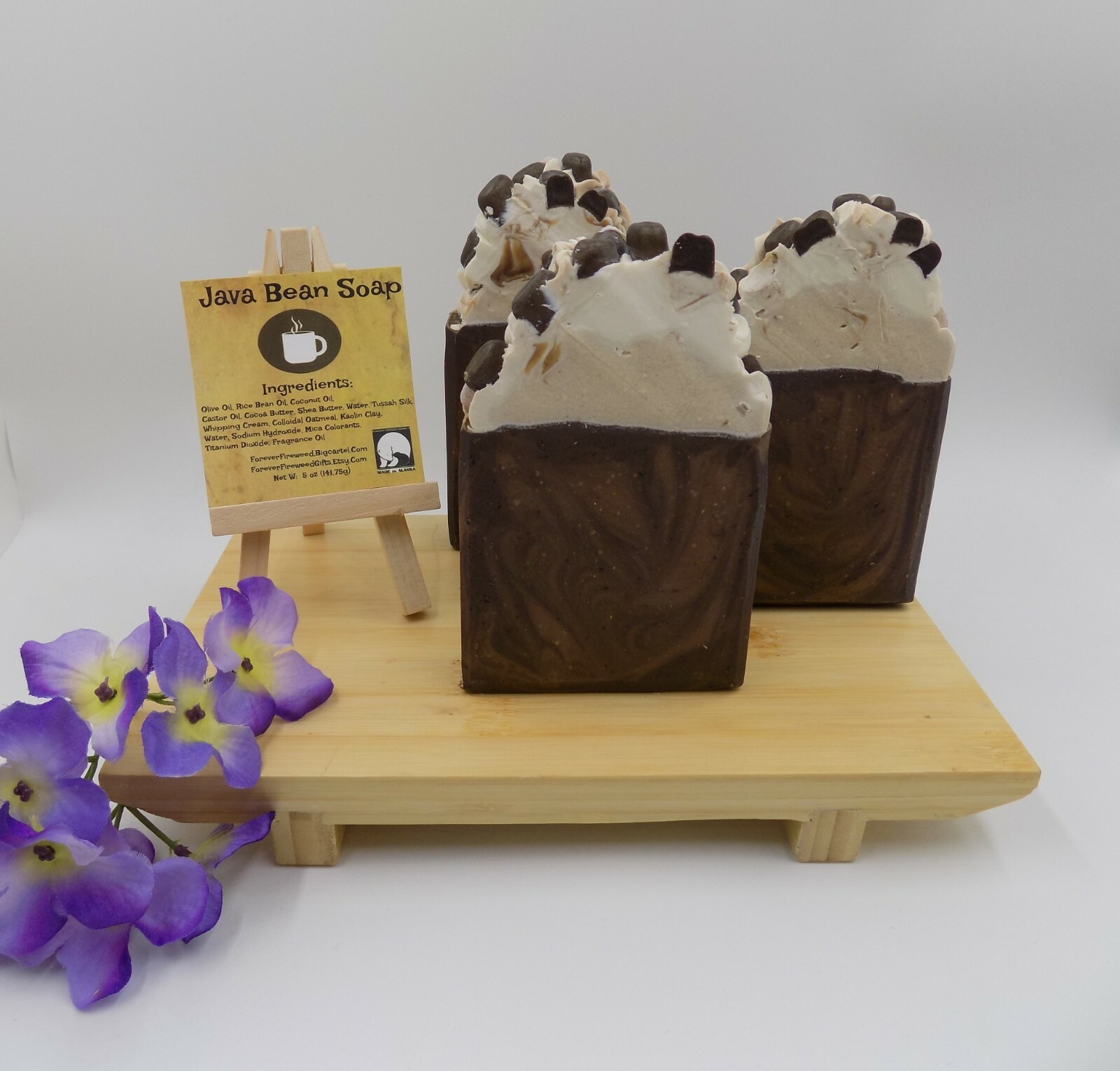Coffee Handmade Bar Soap / Java Bean / Latte Coffee Soap