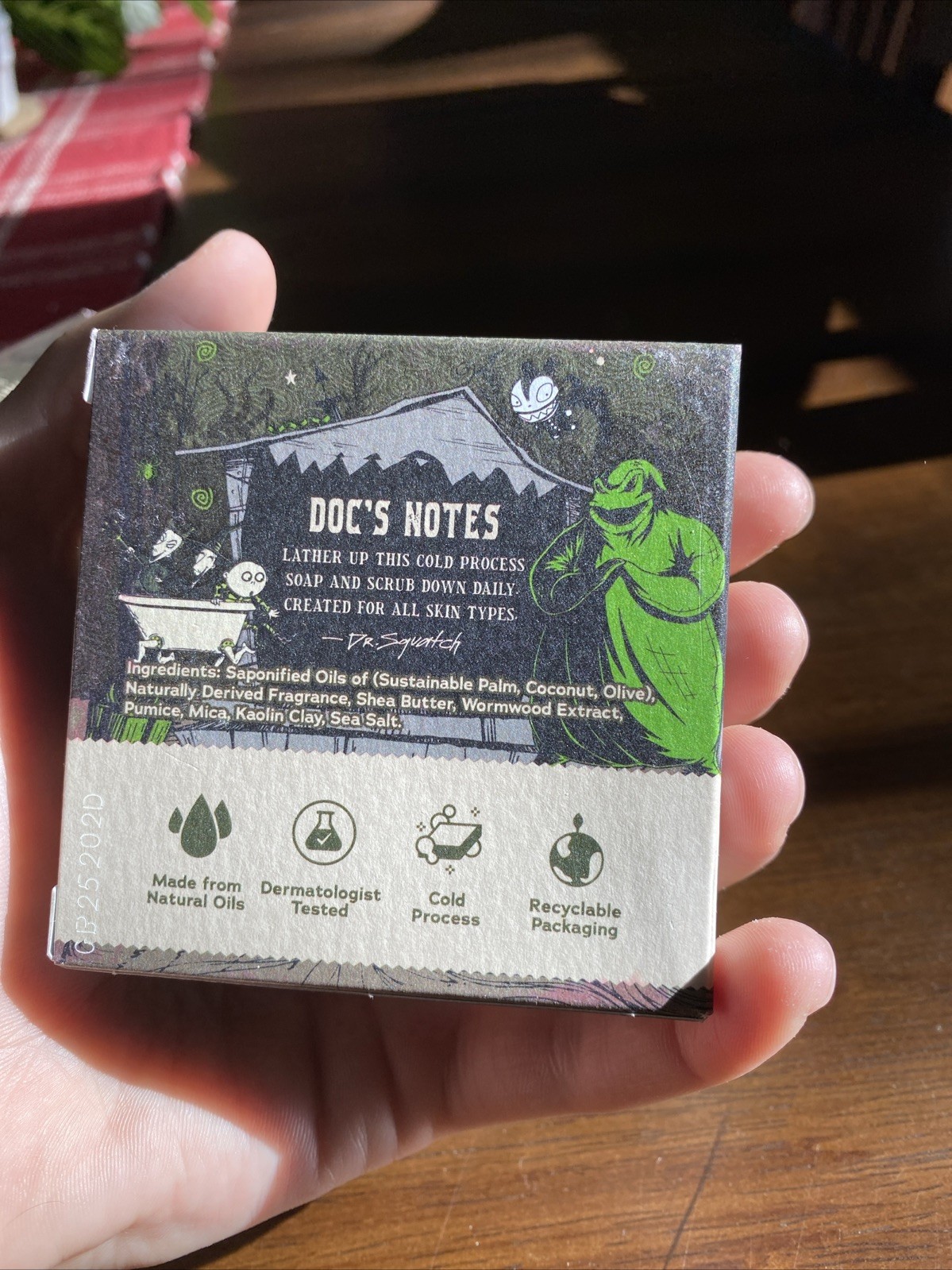 lot of 3 Dr. Squatch Disney/Oogie Boogie’s Brew Ltd Edition Men’s Natural Soap!