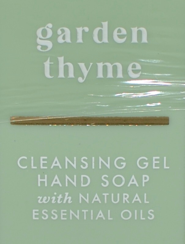 1 NEW BATH & BODY WORKS GARDEN THYME CLEANSING GEL HAND SOAP WASH PUMP 8 OZ