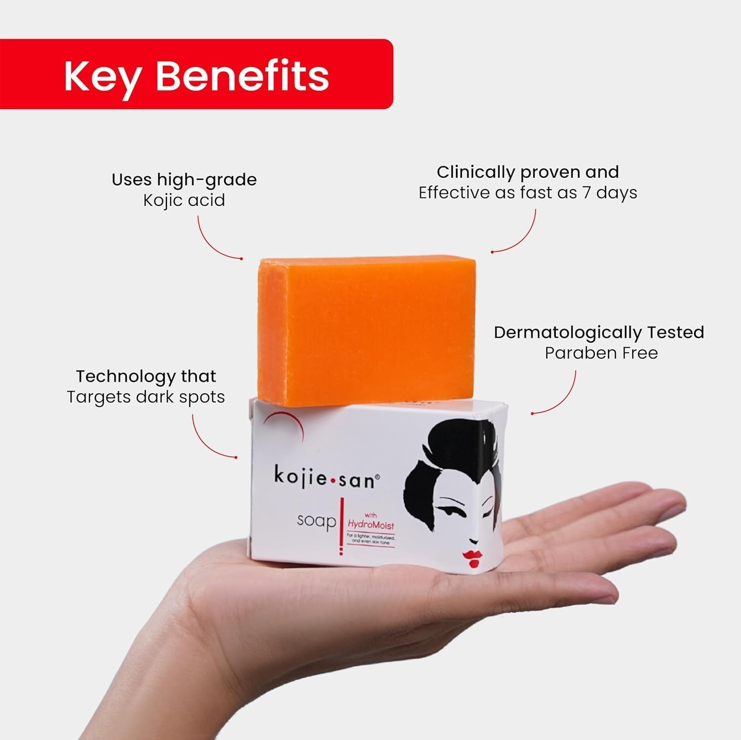 Revitalize Your Skin: 3 x 65g Kojic Acid Bars with Coconut & Tea Tree Infusion