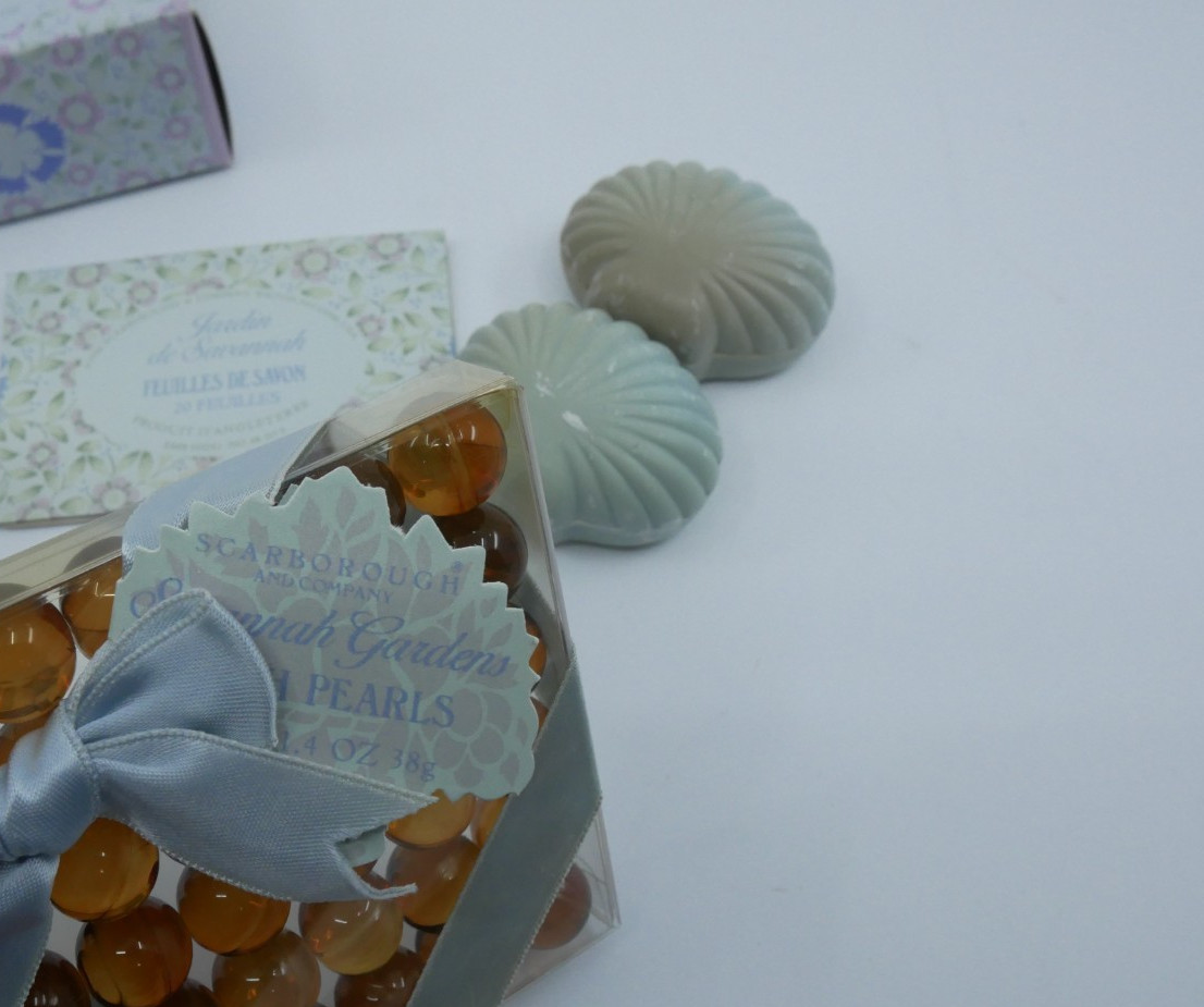 Scarborough and Company Savannah Gardens Perfume Bath Pearls Oil Powder Soap
