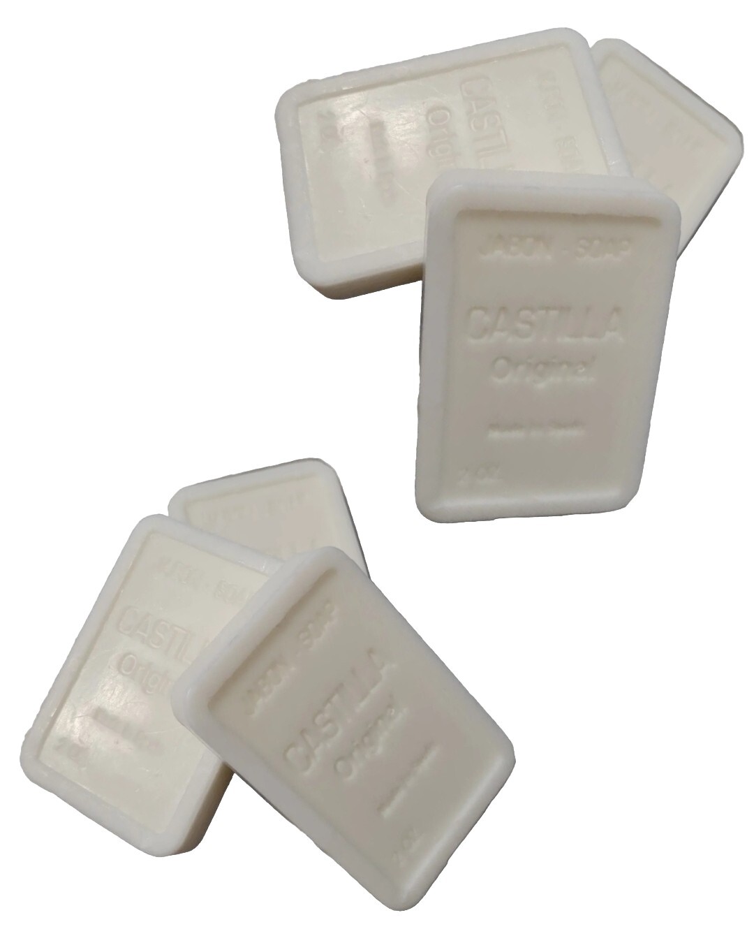 Original Jabon Castilla Castile Vegetal Oil Soap Bars Made in Spain 6 Bars-2 0z.