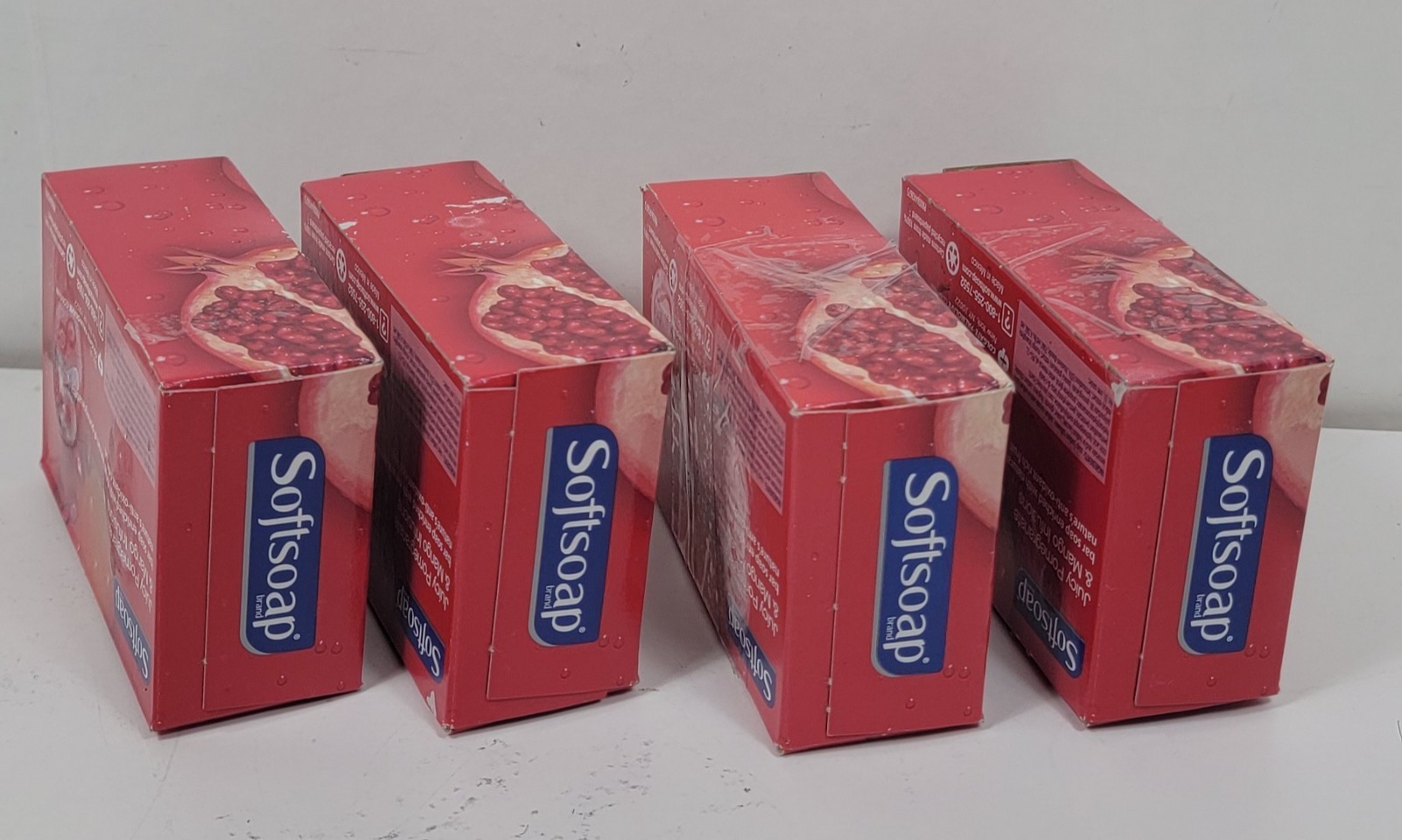 SOFTSOAP DISCONTINUED JUICY POMEGRANATE MANGO (LOT OF 4) SOAP BARS *READ FULLY*