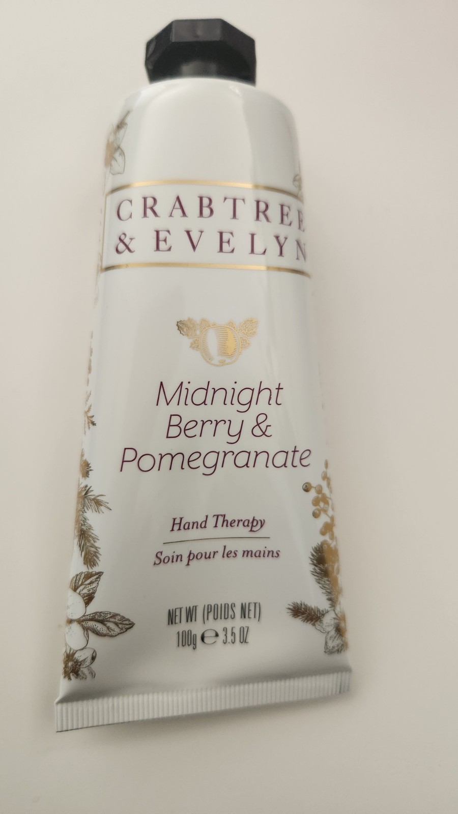 Lot Of 2 Crabtree & Evelyn Midnight Berry & Pomegranate Hand Therapy 3.5 NIB