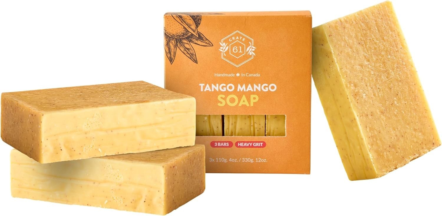 Tango Mango Bar Soap – Artisan Handmade, Organic & Biodegradable Pack of 3