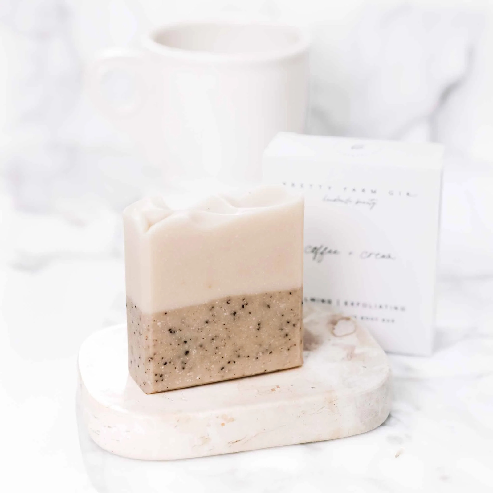 Coffee Cream Handmade Tallow and Goat Milk Soap Bar