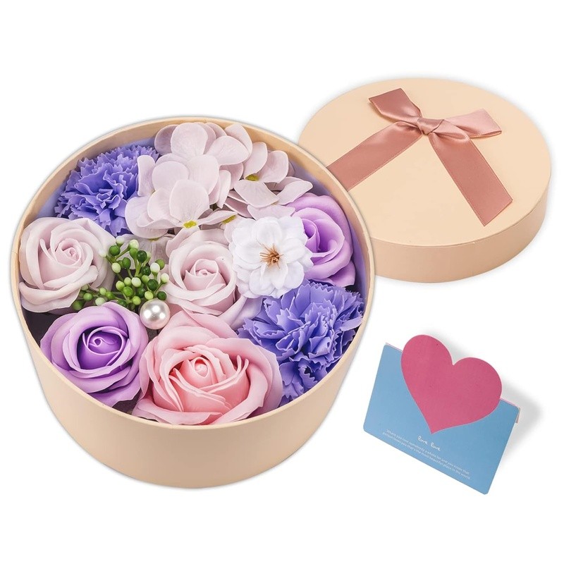 Exquisite Rose Petal Soap Natural Fragrant Bath Soap Unique Gift Women New