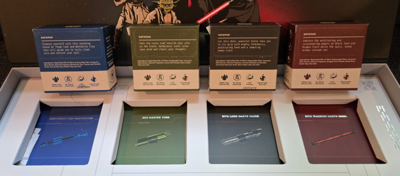 STAR WARS Dr. Squatch (Original) Limited Edition Collector’s Box and Set of 4