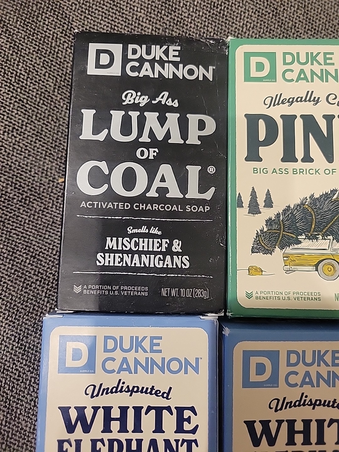 Duke Cannon Supply Co 6 Big Bricks of Soap Bars for Men NEW