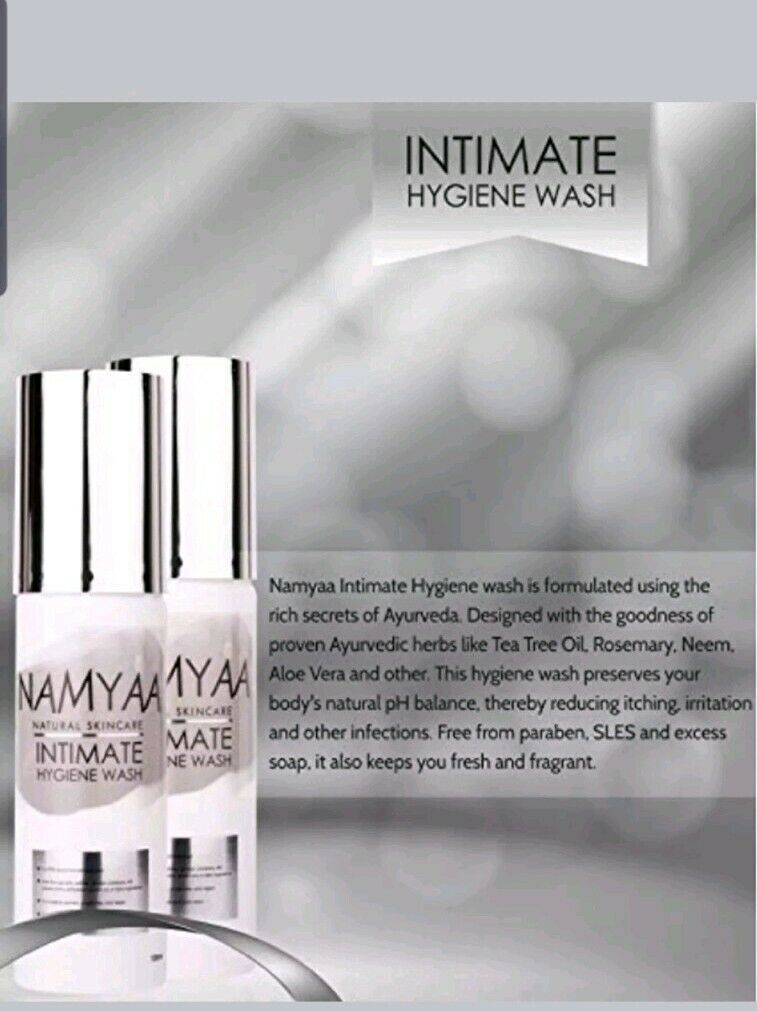 Namyaa Intimate Hygeine Wash For Unisex With Tea Tree Extracts-100 Ml