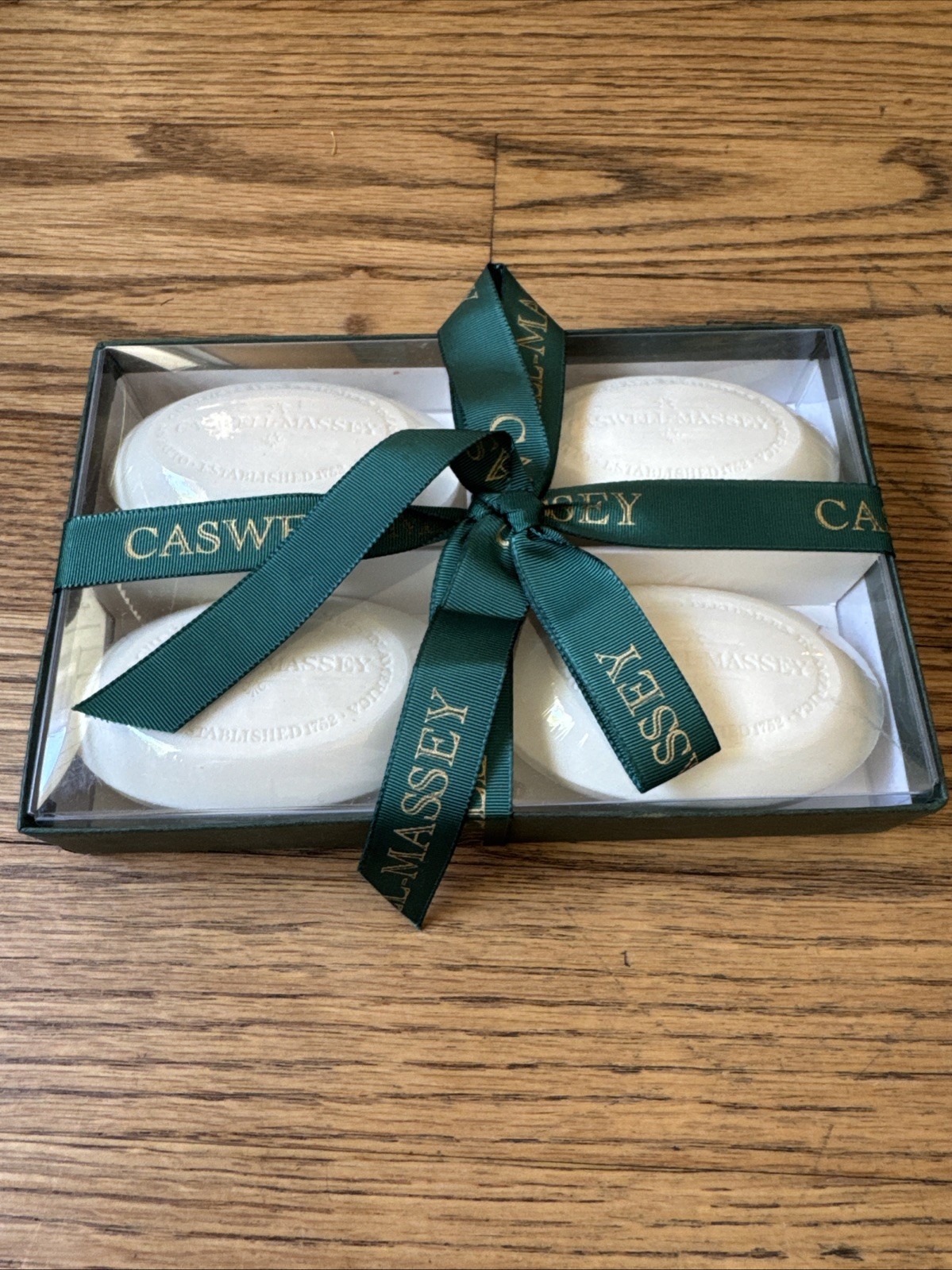 Caswell Massey Centuries Almond Triple-milled Soap Set 4 Pack 2.8 Oz Each New