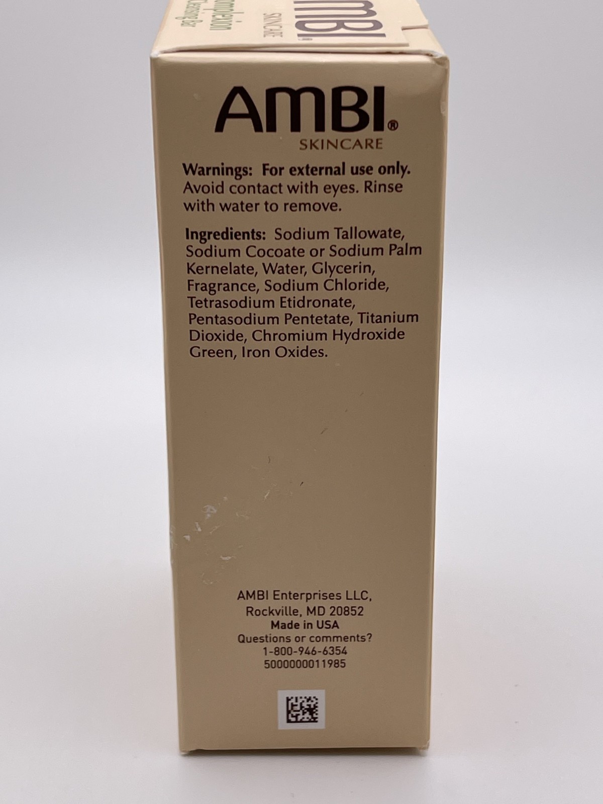 Ambi Skincare Complexion Cleansing Bar 3.5oz ~ NEW!!