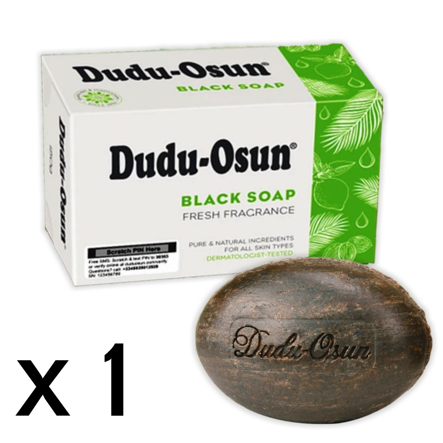 Dudu Osun African Black Soap Natural Herbal Raw Buy 3 Get 2 Free Blowout Sale
