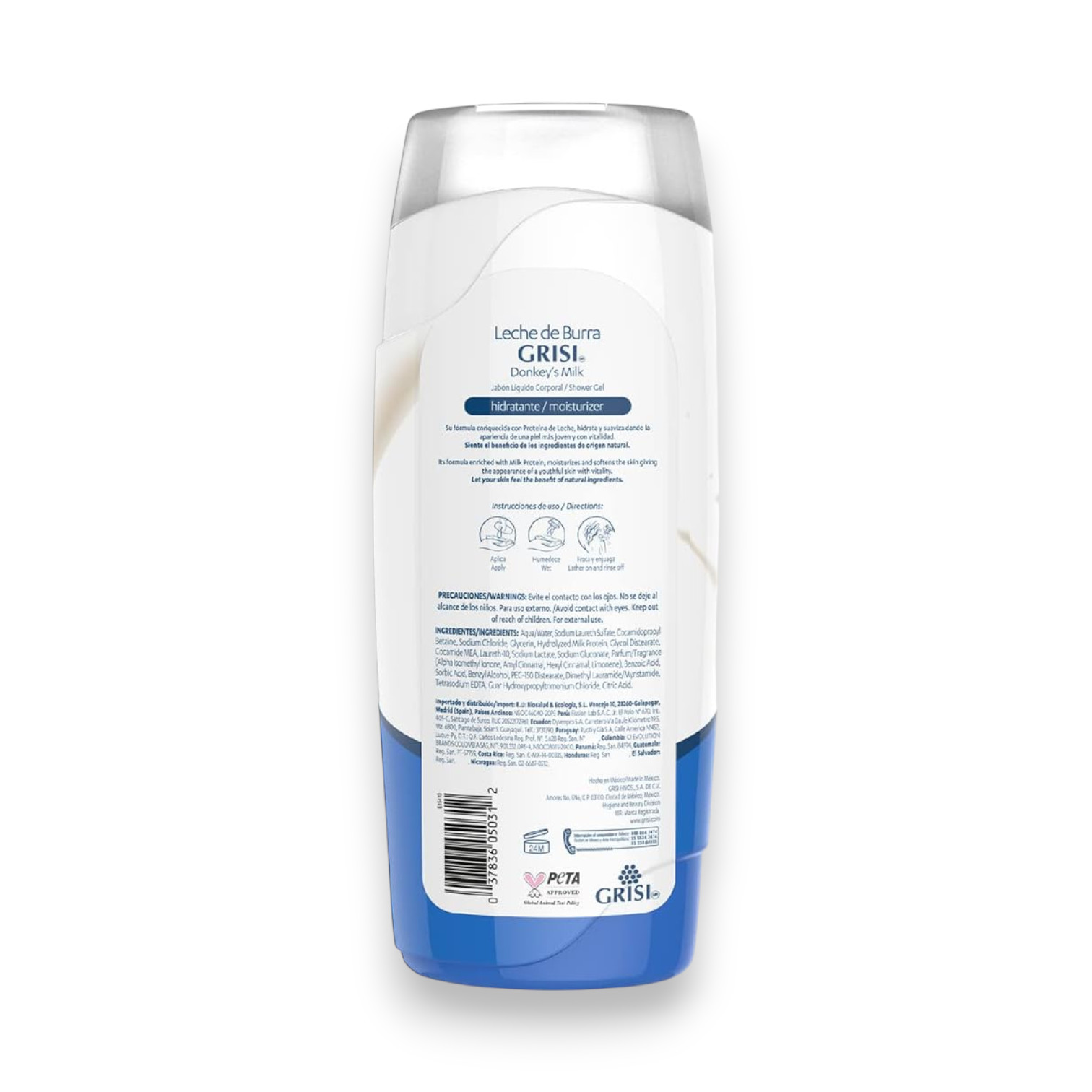 Grisi Donkey’s Milk Shower Gel 450 ml – Moisturizing Body Wash
