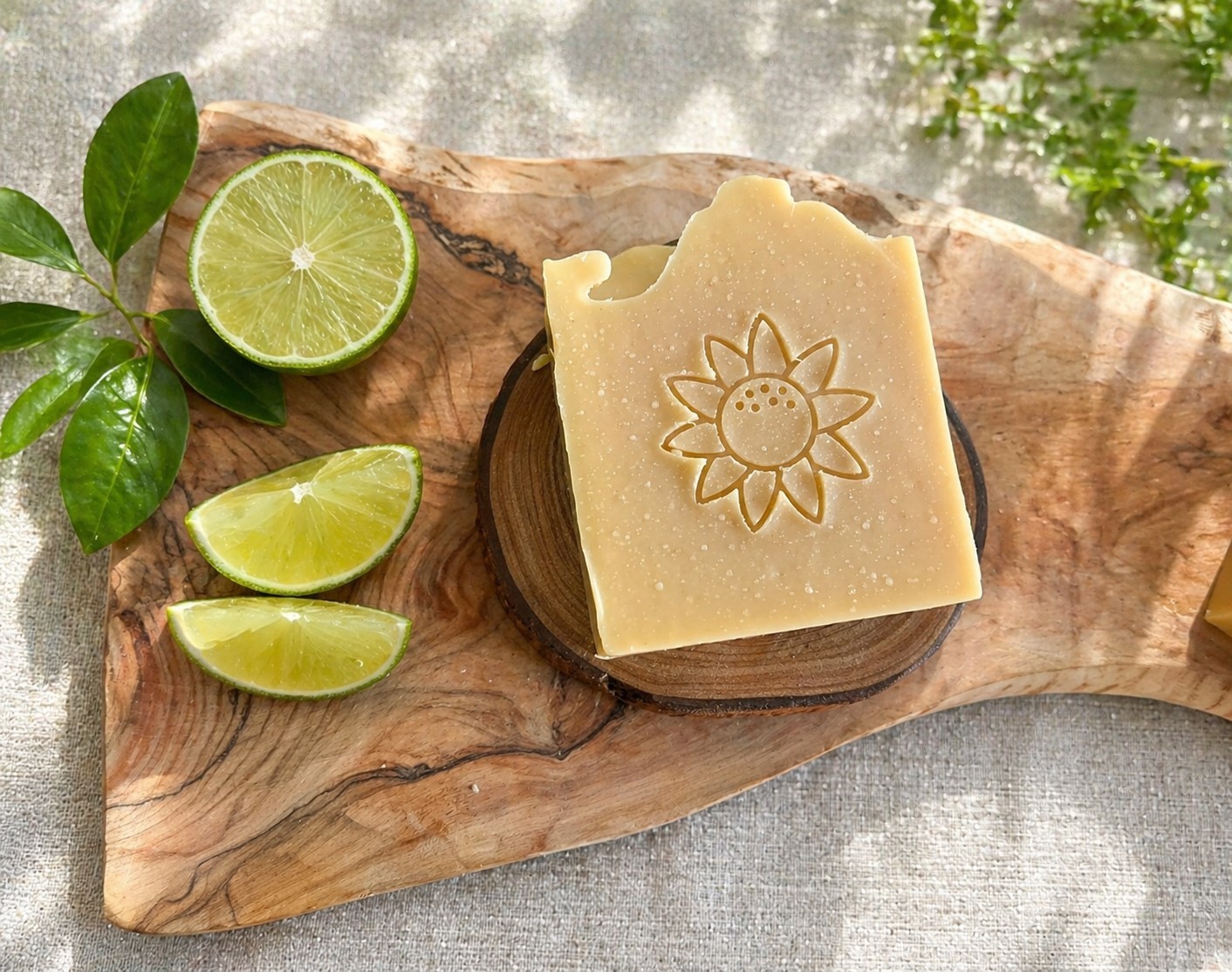 Lime Verbena. Handmade Tallow Soap. Goat Milk Soap. Aloe. Tallow. Homemade Soap.