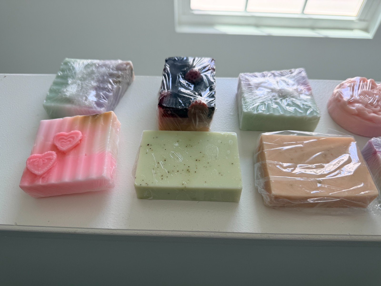 4 Pack Handmade Artisan Soap Bar Sampler Set Natural Ingredients Assorted Scents