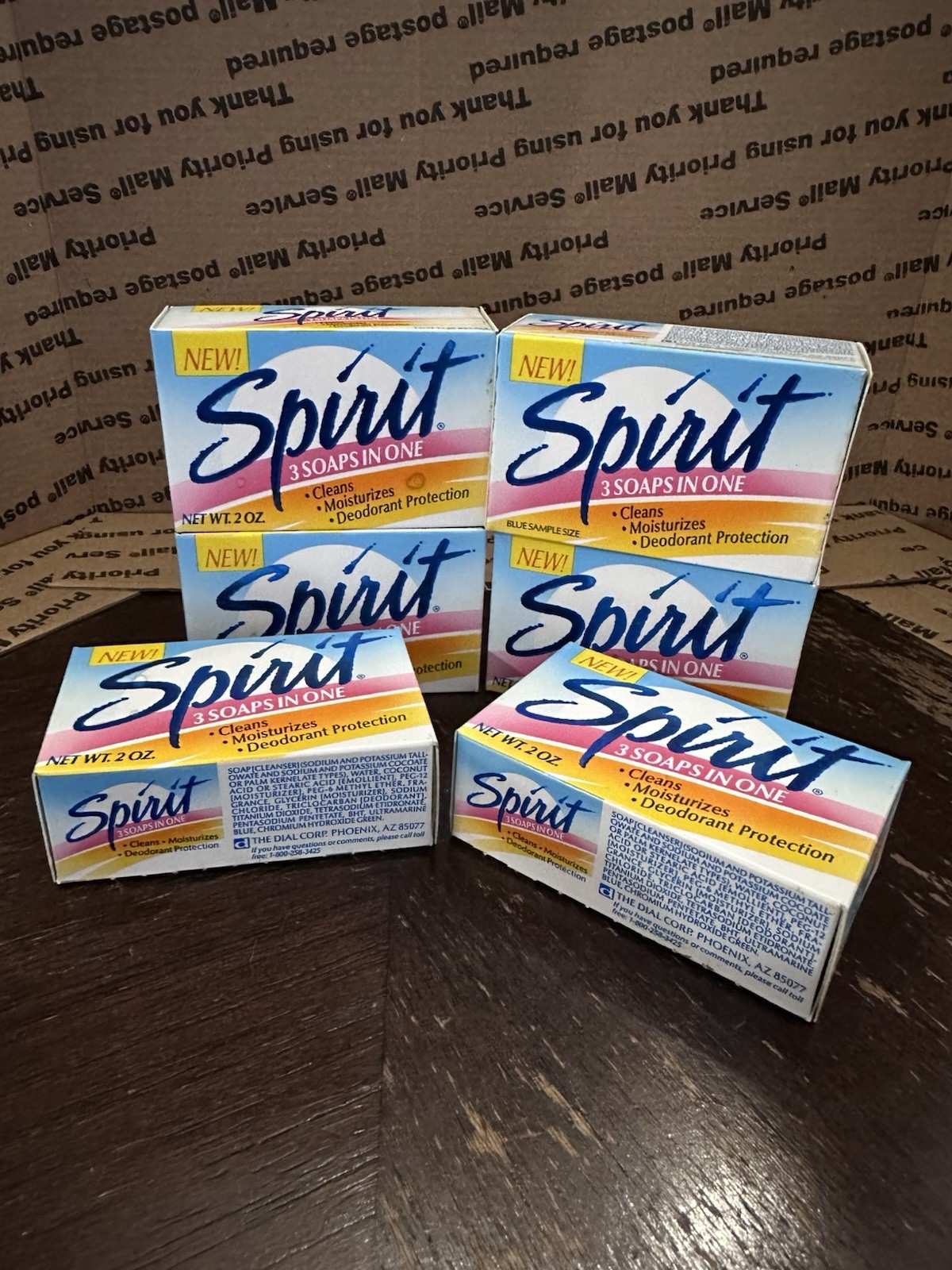 Vintage Spirit Bar Soap 2 oz. 6 Bars The Dial Corp.