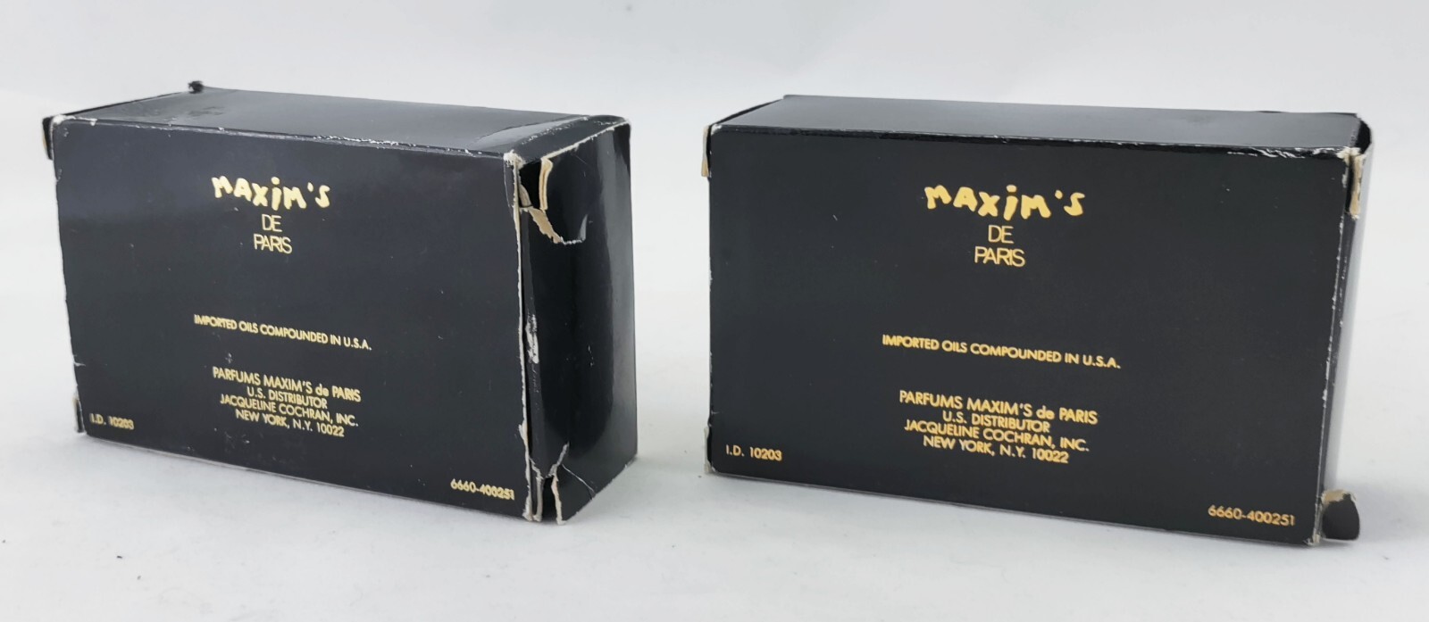 Maxim’s De Paris Lot Of 2 Perfumed Bath Soaps 4 Oz 113G Each