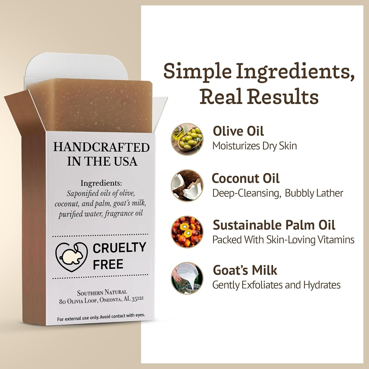 Goat Milk Soap Bar – Oatmeal Milk & Honey 3 Pack – for Dry Sensitive Skin. Natur