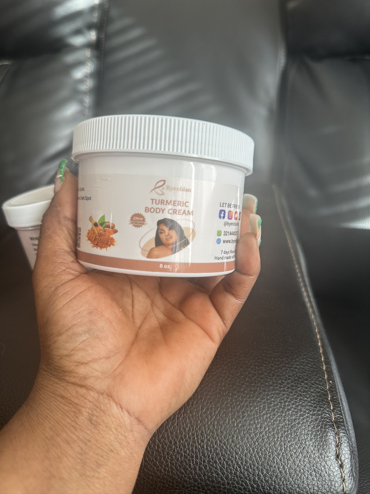 Byenblan Turmeric 3-in-1 Skincare Set – Face Cream, Body Cream & Soap 4oz