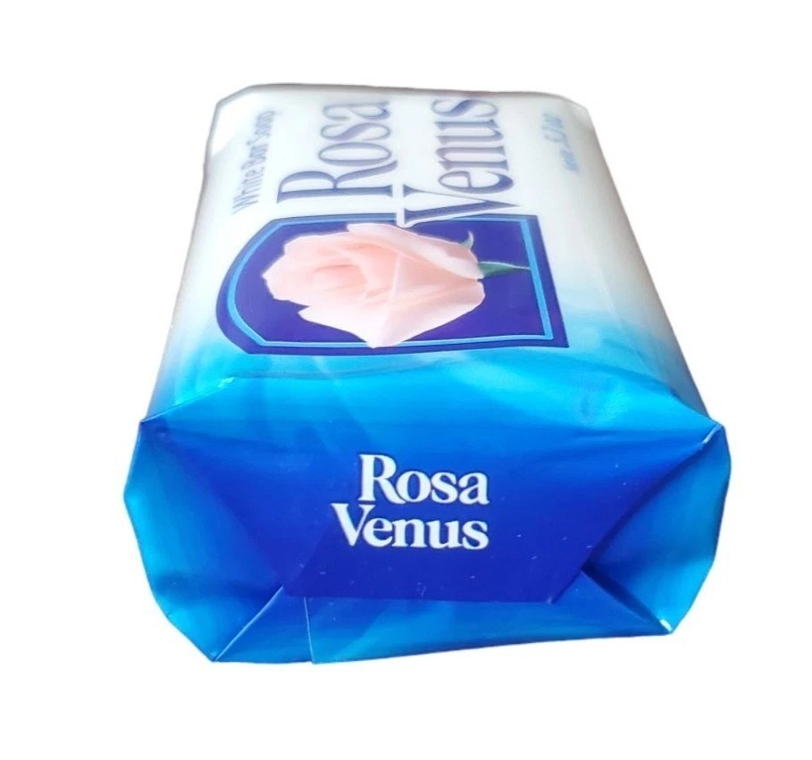 Jabon Rosa Venus Blanco White Classic 150g / 5.29 oz Rose Scent Soap Bar – NEW ❀