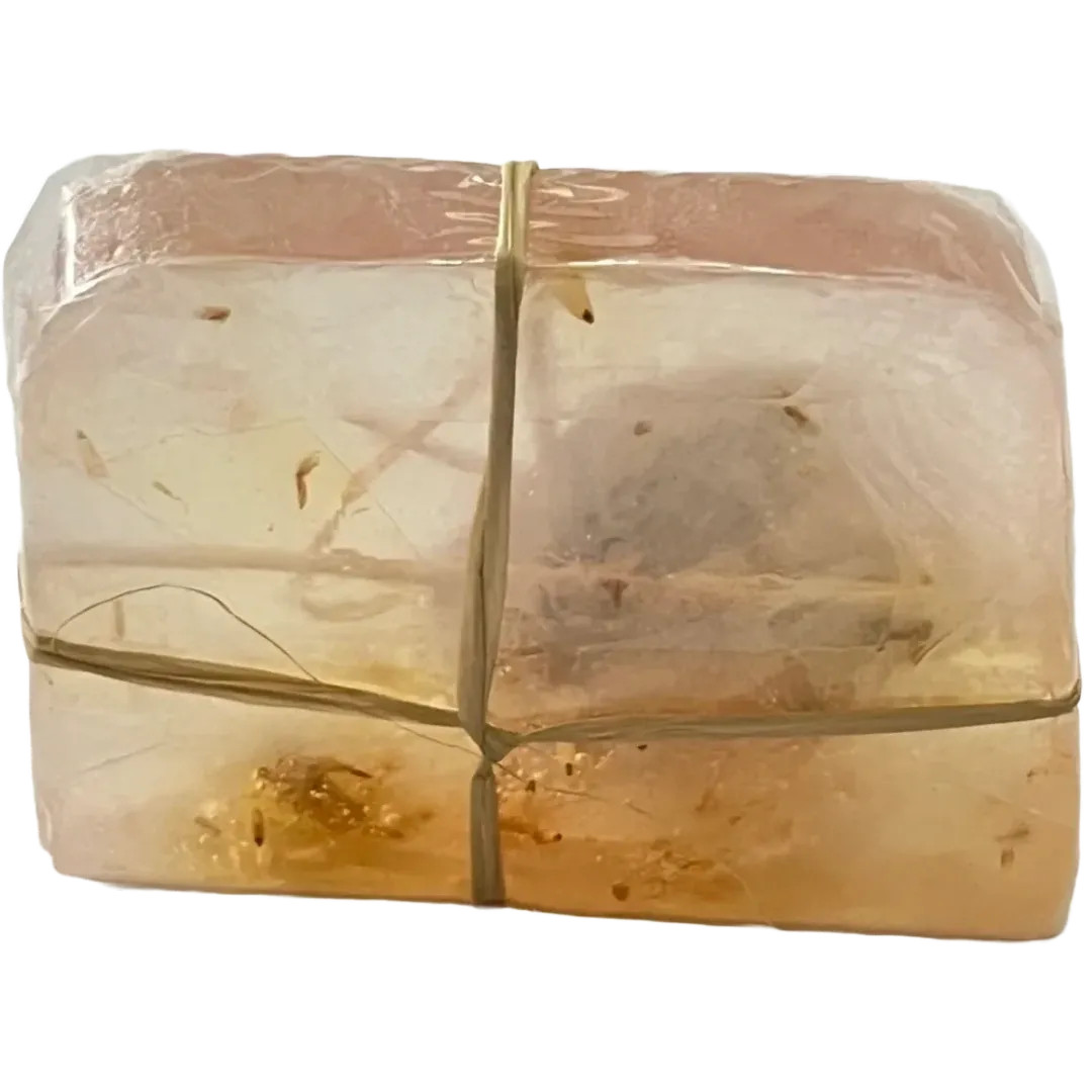 Argan & Lavender Transparent Glycerin Soap- Made in Morocco -CP- 100g