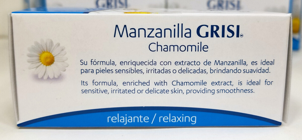 CHAMOLILE RELAXING SOAP Scented 3.5oz Face Hand Jabon Relajante Manzanilla 8Bars