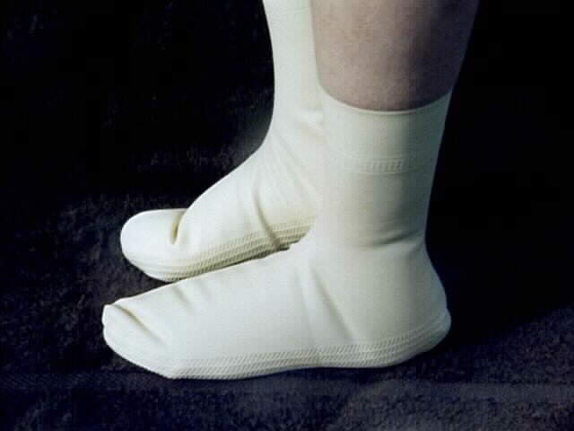 RARE UNIQUE Vintage DRI-FOOT watertight bath sock in original advertising pack
