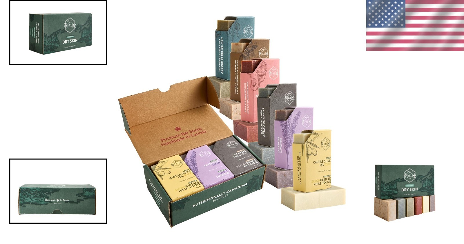 Eco-Friendly Plant Based Soap Bars – Pack of 6