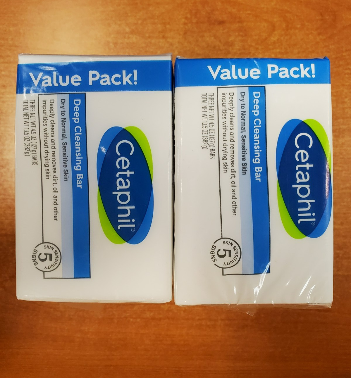 6 Bars: CETAPHIL Deep Cleansing Bar Soap 4.5 oz. ea. Normal/Oily Skin R3P5