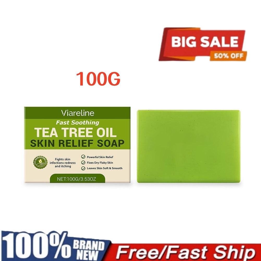 1/2/3X Relief Soap Bar, Loravey Tea Tree Oil Soap,Organic Soaps for Healthy Epid