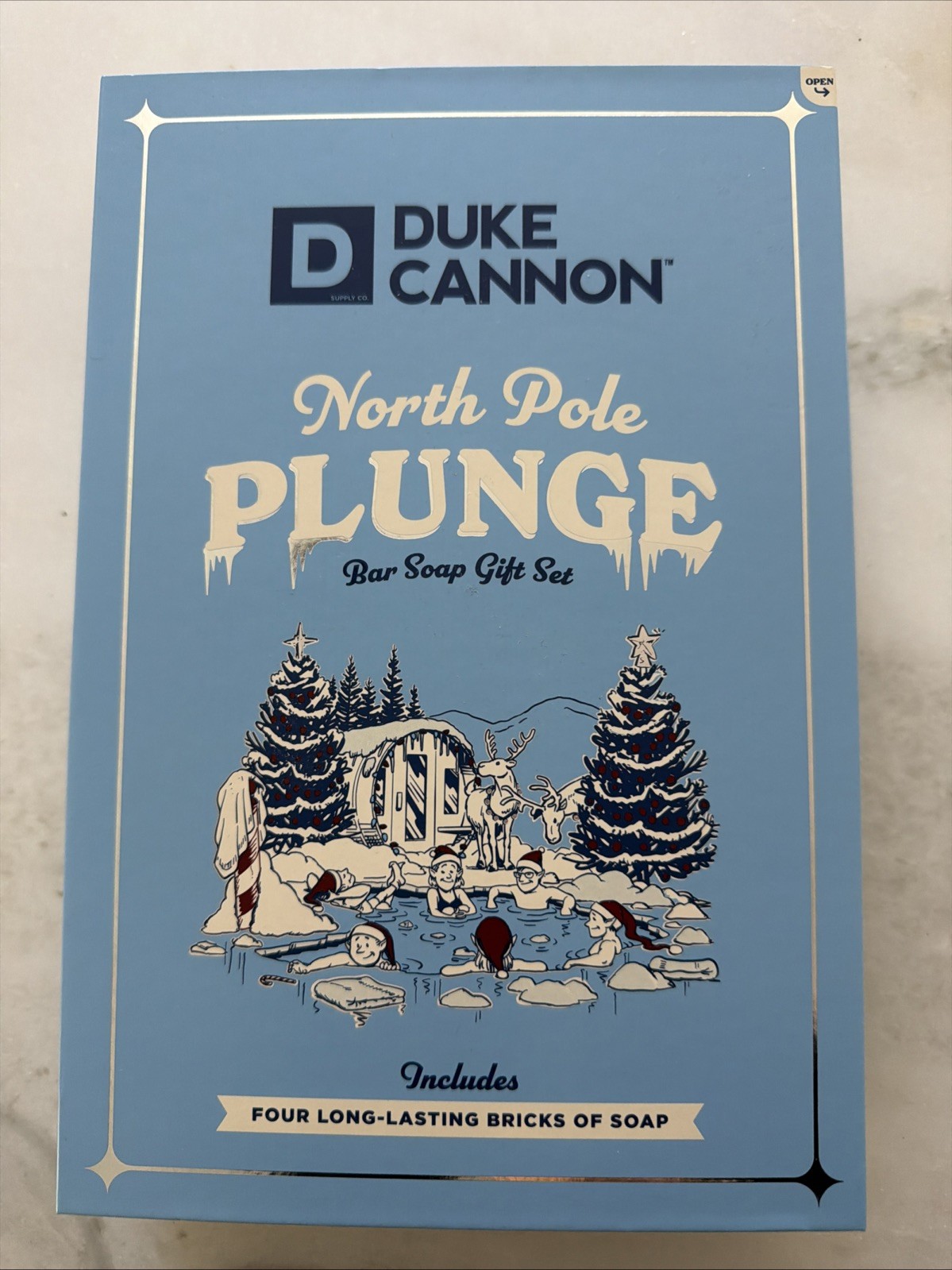 Duke Cannon Supply Co. North Pole Plunge Invigorating Scented Bar Soap Gift Set