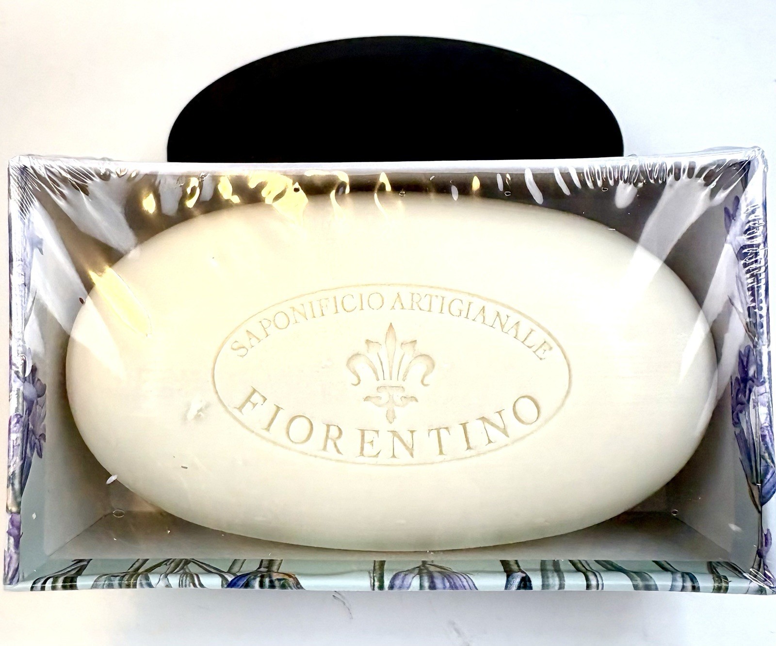 Saponificio Artugianale Fiorentino Tuscan Lavender Jumbo Soap Bar NEW Gift Box