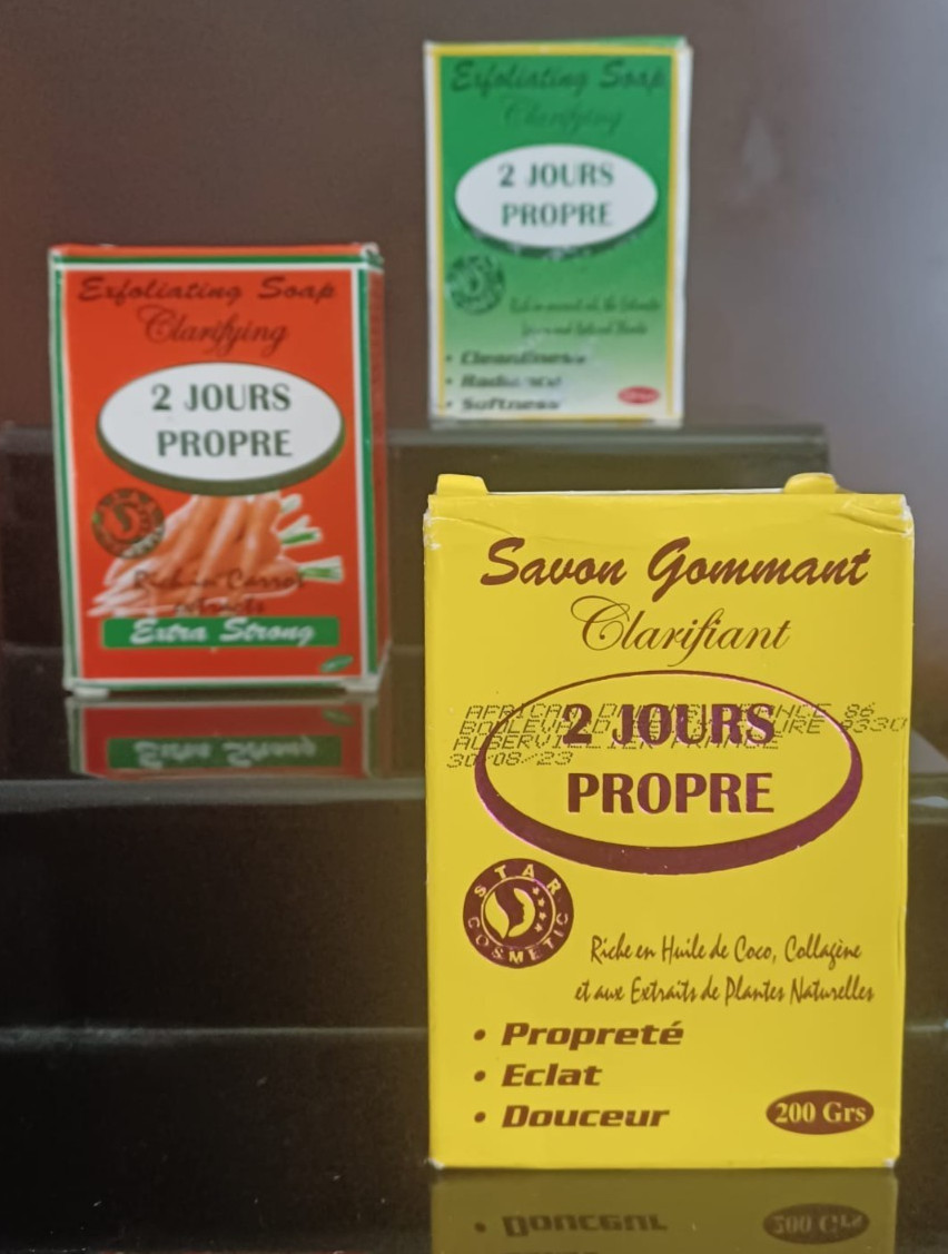 2 Jours Propre Brightening Soap Lemon Extract & Coconut Oil Deep Clean 200g
