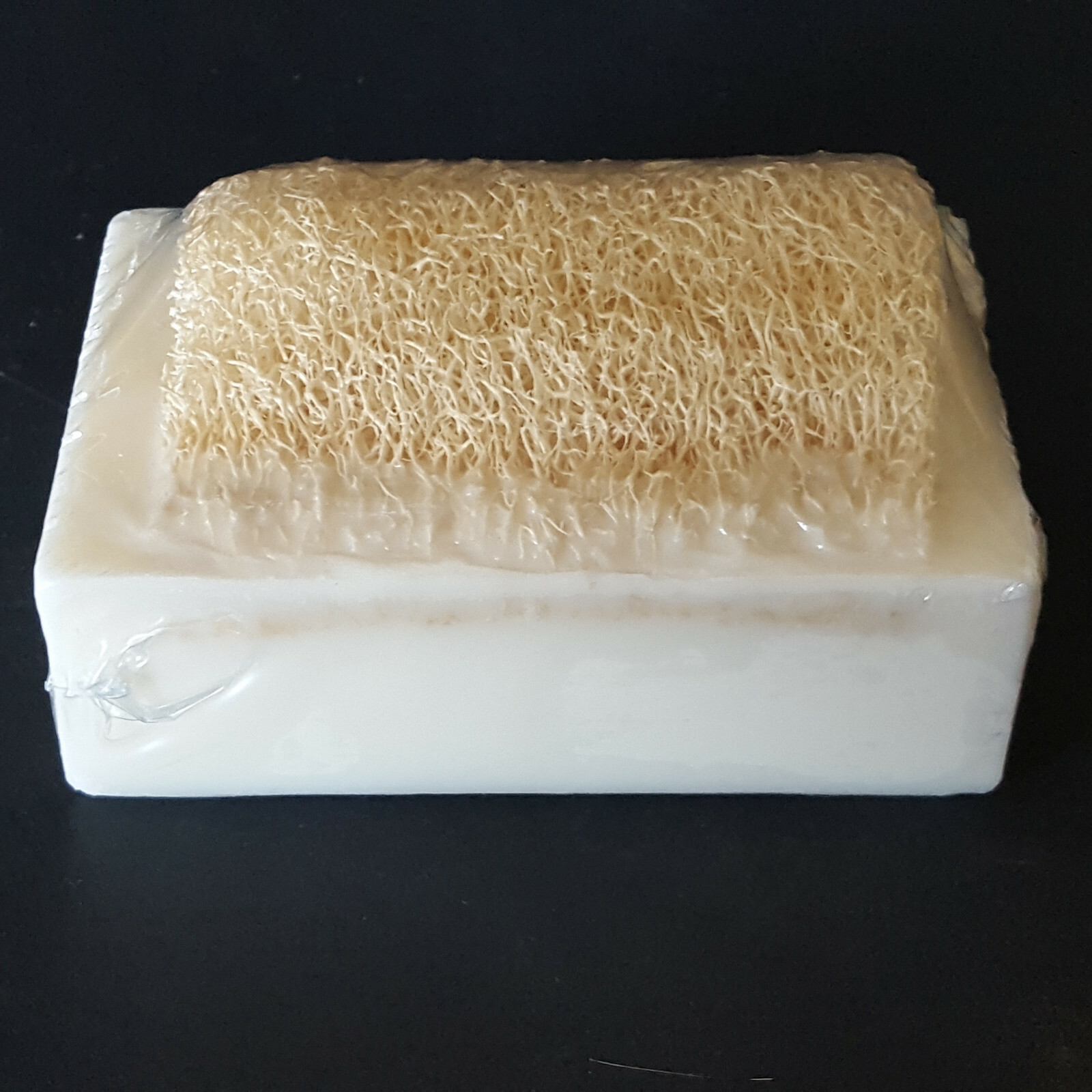 Handmade Luffa Embedded Soap Lovespell Loofah Loofa Lufa Goats Milk USA Grown