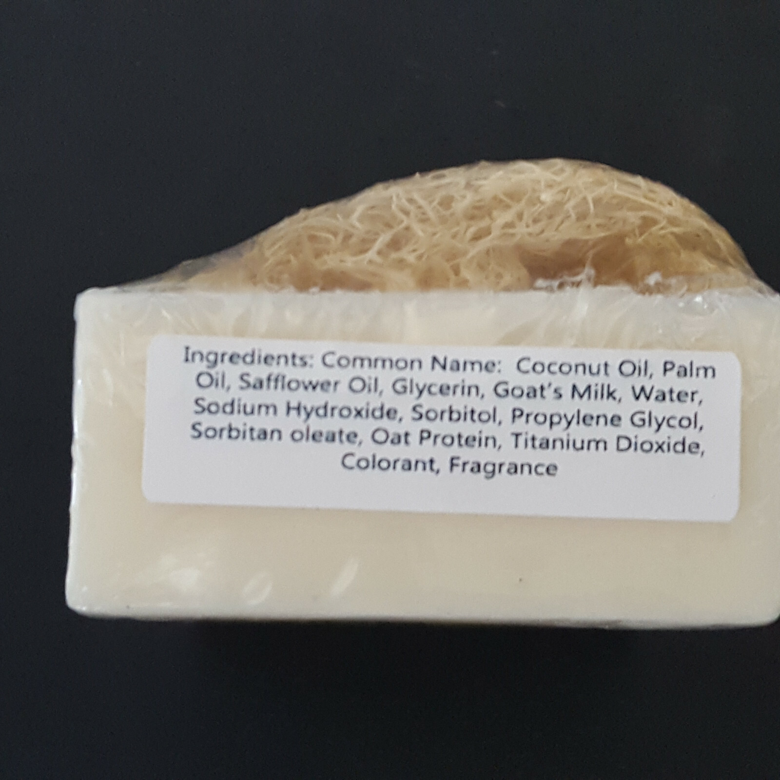 Handmade Luffa Embedded Soap Lovespell Loofah Loofa Lufa Goats Milk USA Grown