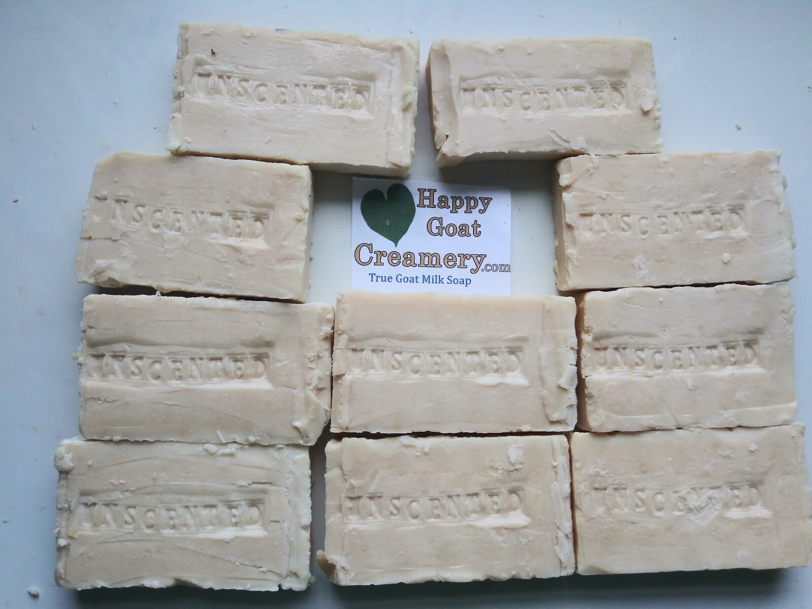 10 BARS GOAT MILK SOAP YOUR PICK VEGETABLE OIL HAPPY GOAT CREAMERY CHEAP FUN NEW