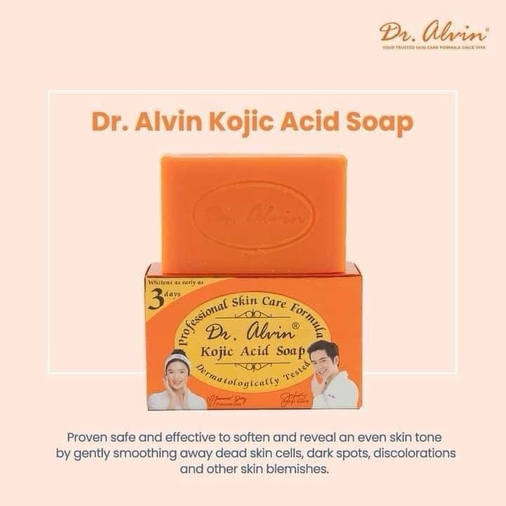 Dr Alvin Skin Whitening Kojic Acid Soap by PSCF, 135g