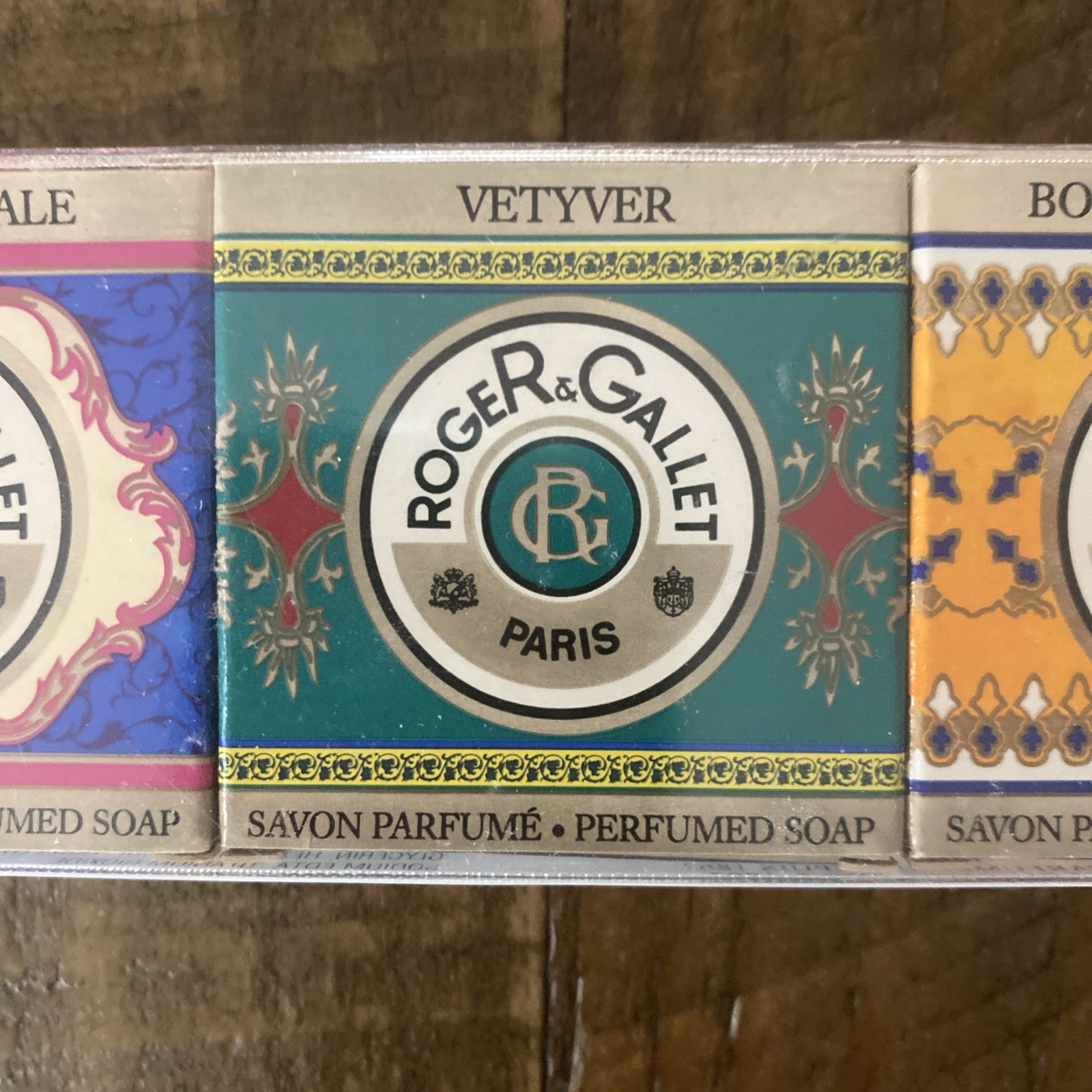 Vintage Roger & Gallet Fragrance Soap 4-Pack Collection 0.9 oz. Bars
