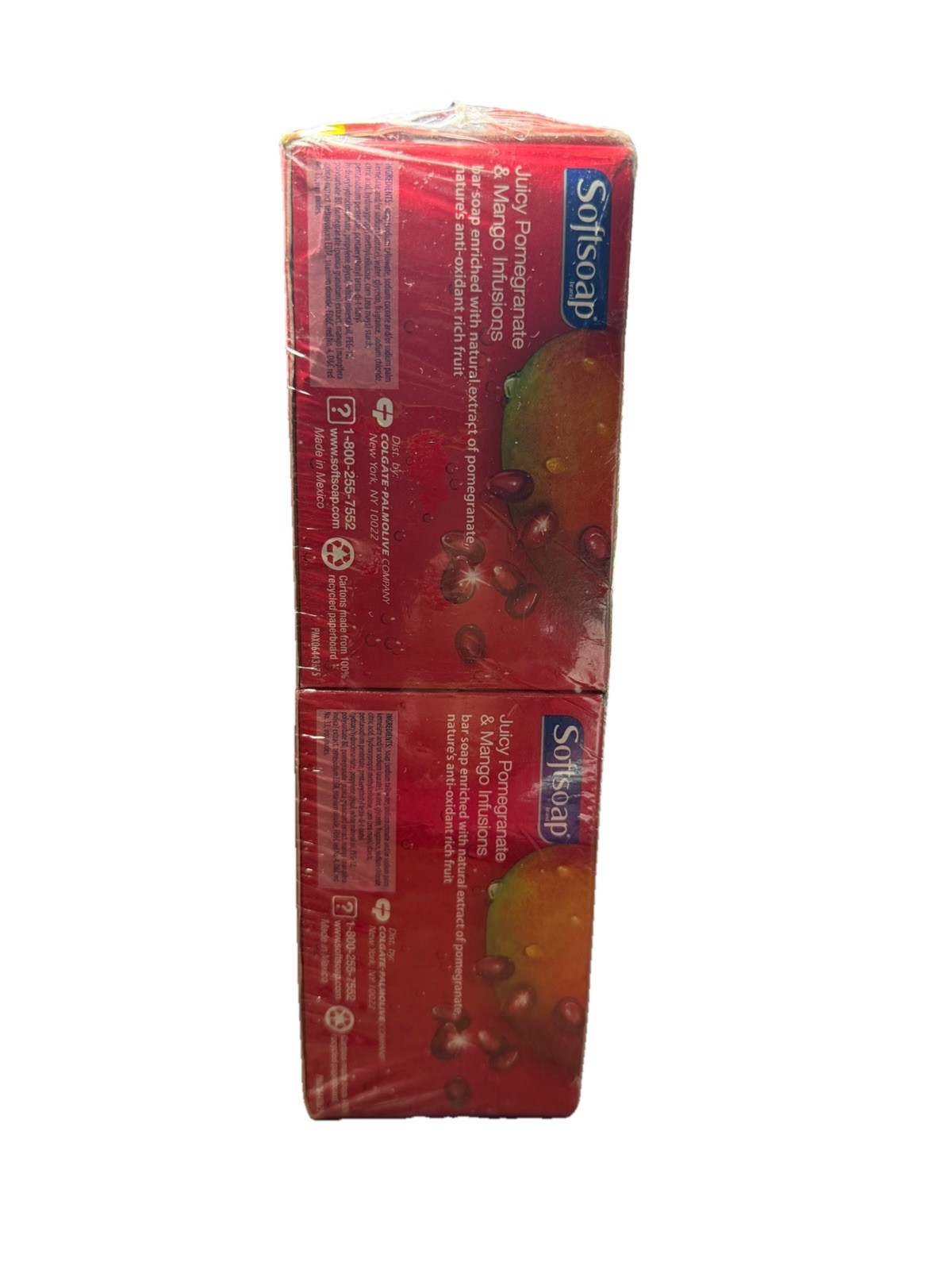 Softsoap Juicy Pomegranate & Mango Infusions Bars 12 Pack Shelf Ware See Pics