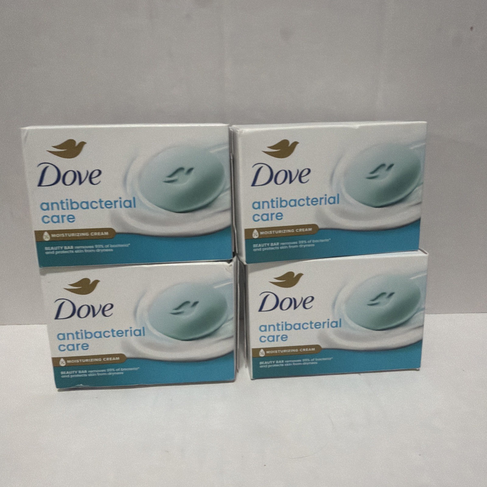Antibacterial Care Beauty Bar Soap, 4 Bars, 3.75 oz (106 g) Each T5