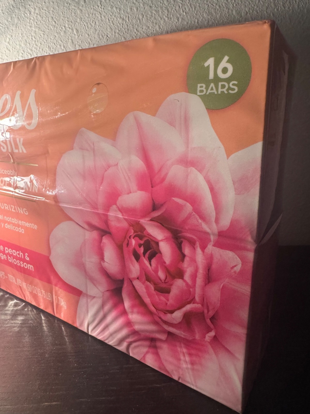 Caress Daily Silk Moisturizing Bar Soap White Peach & Orange Blossom 16 Bars 60…