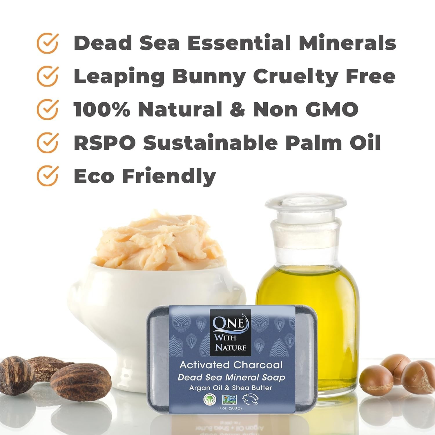 Activated Charcoal Soap 7oz 3-Pack – Detoxifying and Exfoliating Charcoal Soa…