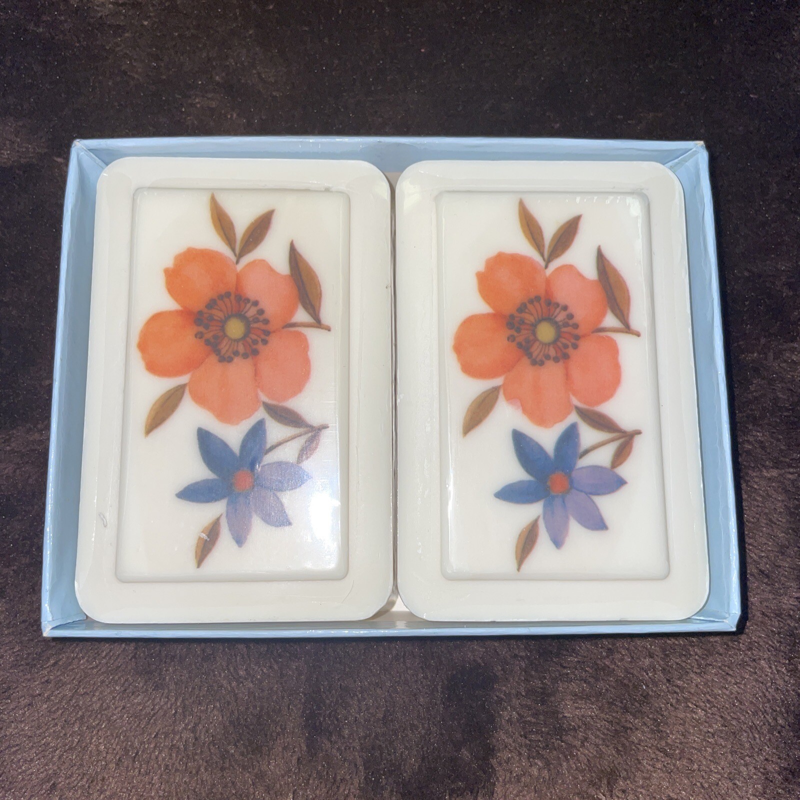 Vintage Katherine Gray, Inc. New French-milled Boxed Soap Duo See Photos