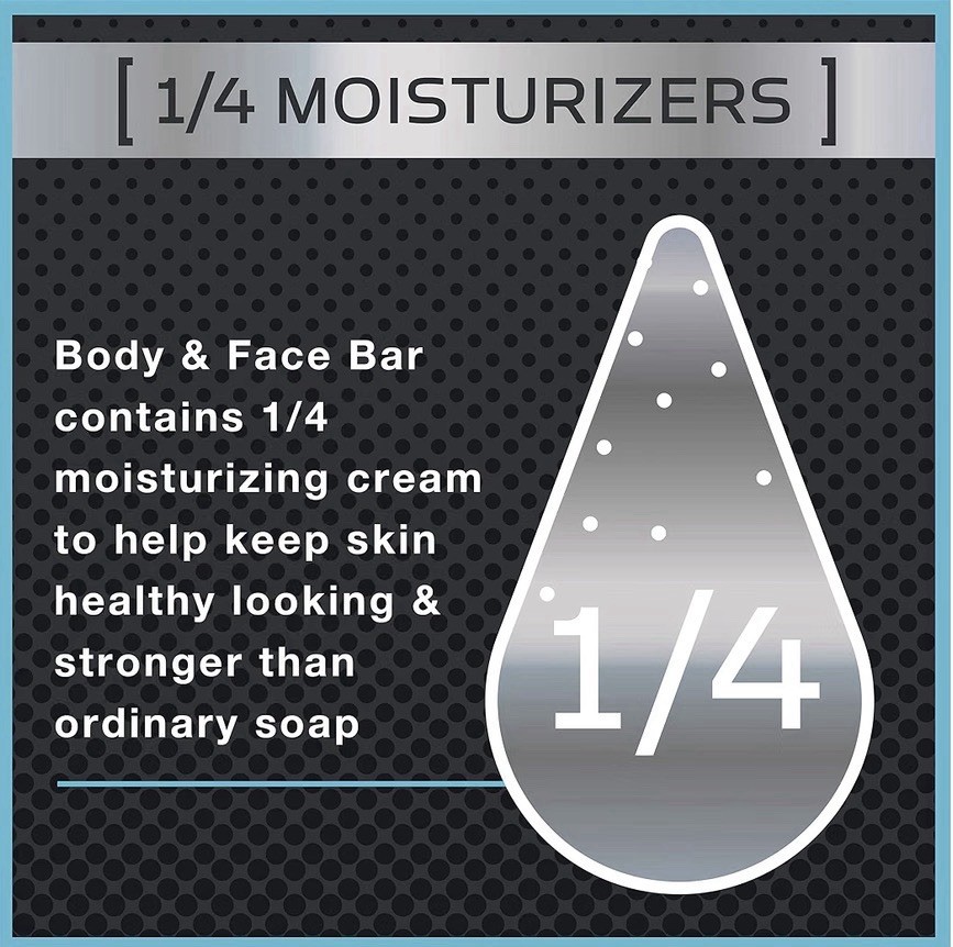 DOVE MEN + CARE 3 in 1, Hand & Body +Face +Shave Bar Extra Clean Comfort 6 Pack