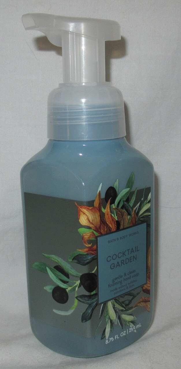 Bath & Body Works Gentle & Clean Foaming Hand Soap Lot Set 2 COCKTAIL GARDEN
