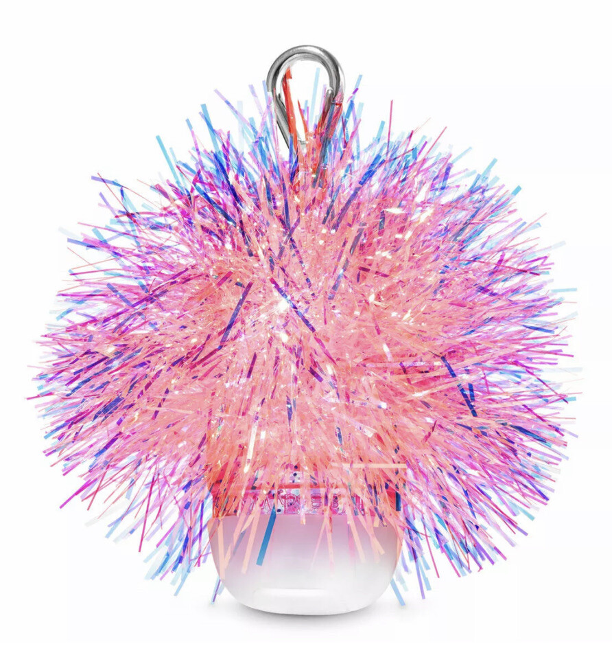 Bath and Body Works Tinsel Pom Explosion Gel Holder ~ Unique Design & NWT