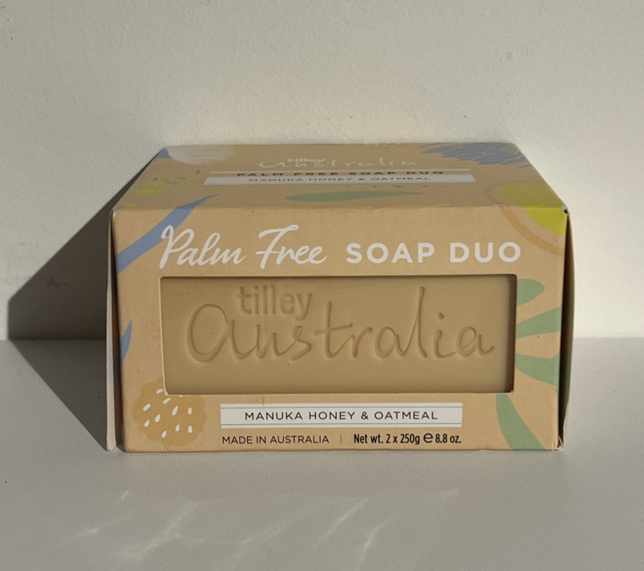 Tilley Australia Manuka🍯Honey & Oatmeal Palm-Free Soap Duo 2 x 250 gm/8.8 oz
