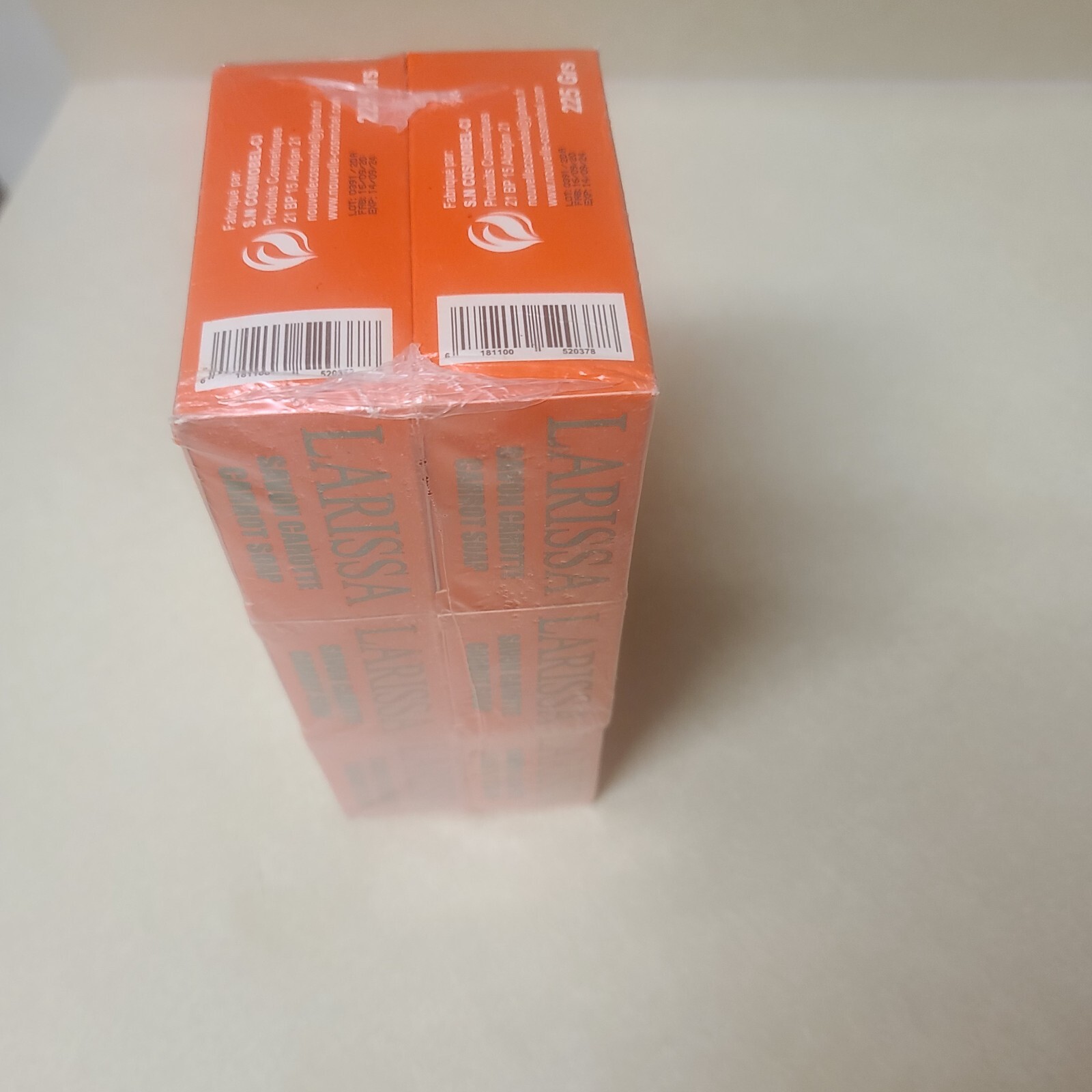 Larissa Lightening Brightening Carrot Beauty Soap All Skin Types Pack of 6